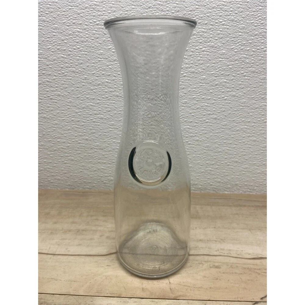Anchor Hocking Half Litre 0.5L Clear Glass Juice Wine Water Carafe Decanter USA